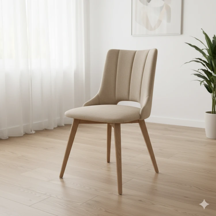 Krzesło tapicerowane do jadalni i salonu BELLA - Bella-Artisan-Bluvel40