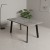Stół loftowy SYDNEY 150x80 z metalowymi nogami - Beton, L, NR, Sydney