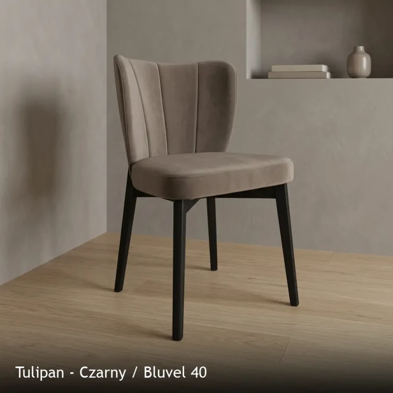 Tulipan - Czarny - Bluvel 40