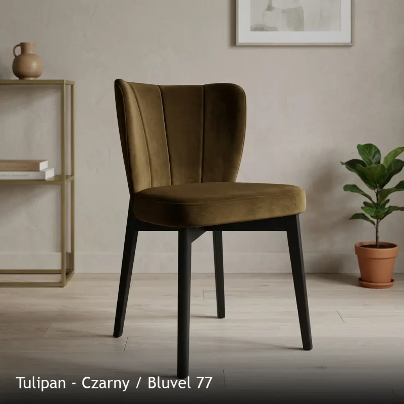 Tulipan - Czarny - Bluvel 77