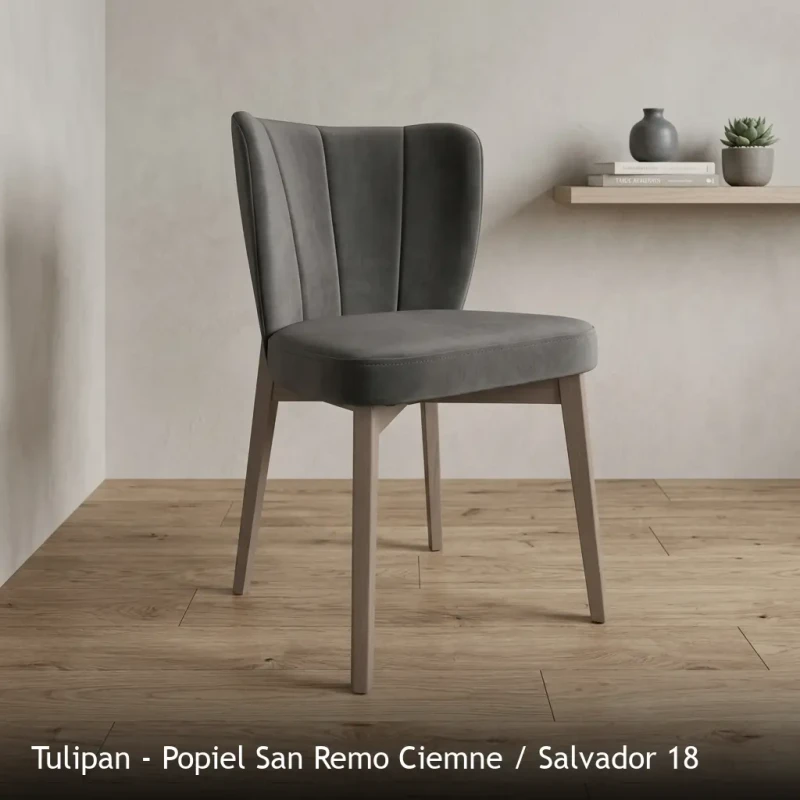 Tulipan - Popiel San Remo Ciemne - Salvador 18