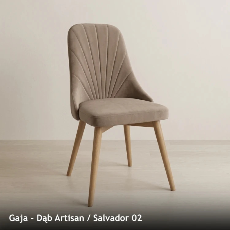 GAJA - stelaż Dąb Artisan, tkanina Salvador 02