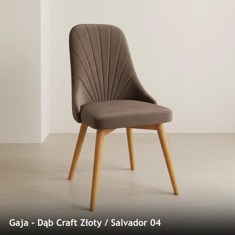 GAJA - stelaż Dąb Craft Złoty, tkanina Salvador 04
