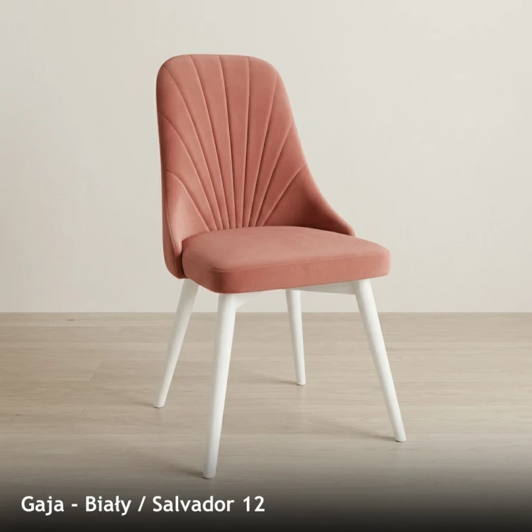 GAJA - stelaż Biały, tkanina Salvador 12