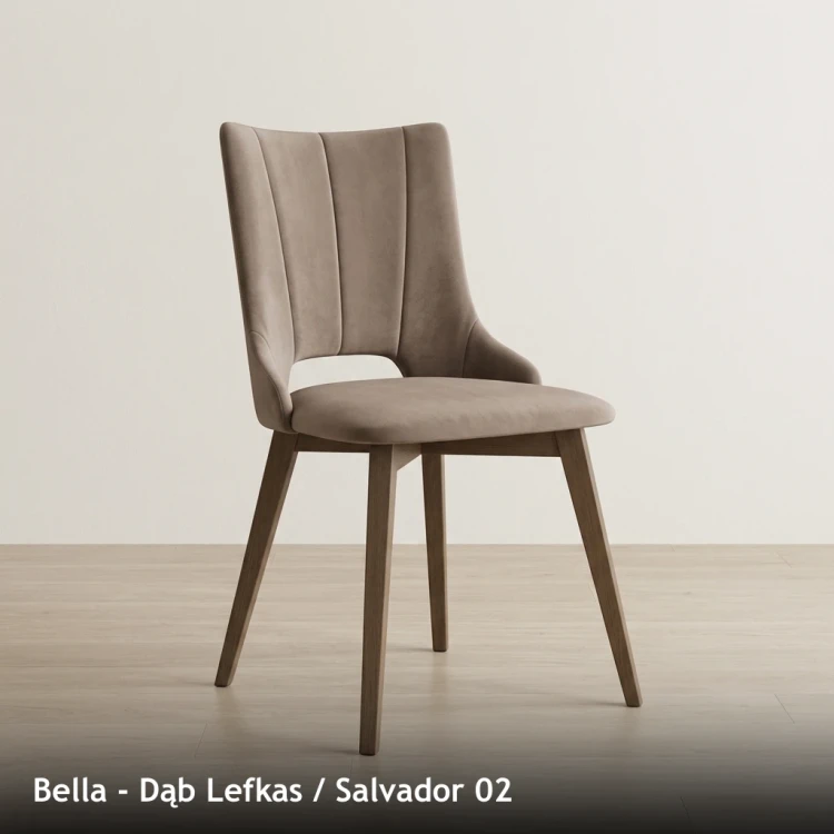 BELLA - stelaż Dąb Lefkas, tkanina Salvador 02