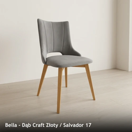 BELLA - stelaż Dąb Craft Złoty, tkanina Salvador 17