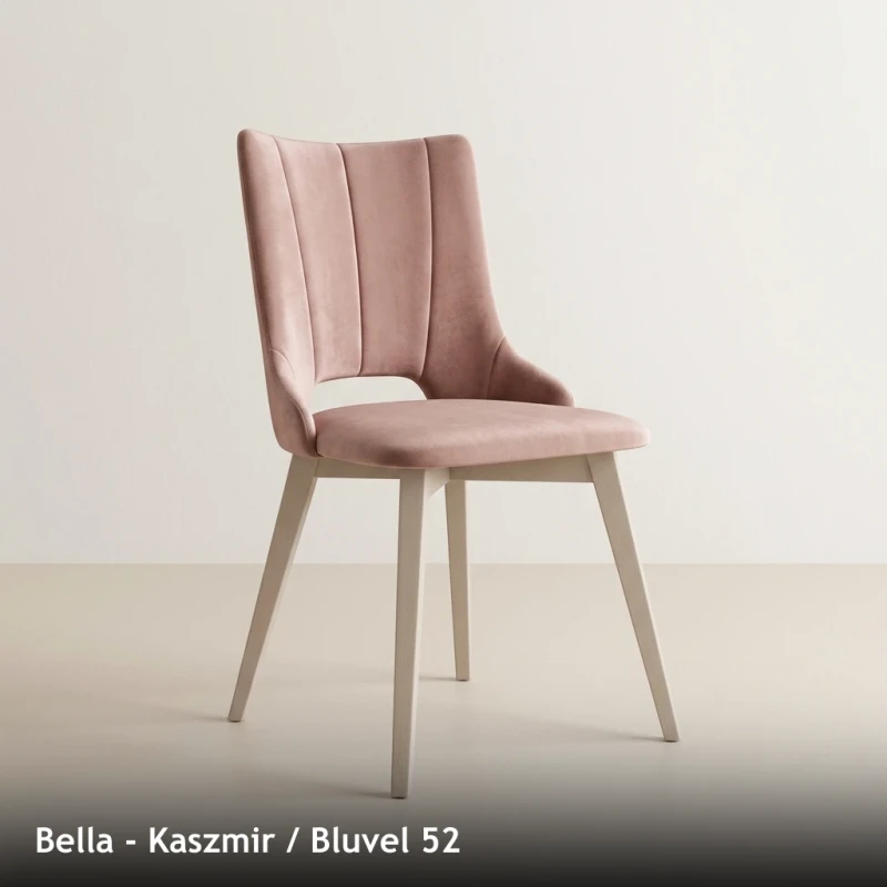 Krzesło tapicerowane do jadalni i salonu BELLA - Kaszmir, Bluvel 52