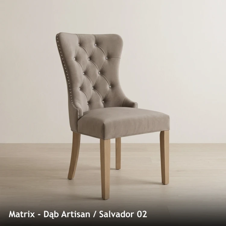 MATRIX - stelaż Dąb Artisan, tkanina Salvador 02