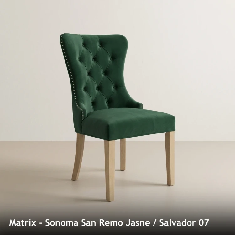 MATRIX - stelaż Sonoma San Remo Jasne, tkanina Salvador 07