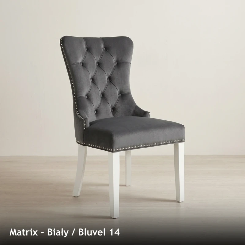 Krzesło tapicerowane MATRIX - Biały, Bluvel 14