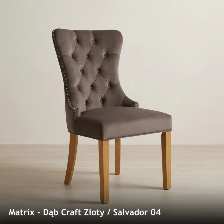 MATRIX - stelaż Dąb Craft Złoty, tkanina Salvador 04