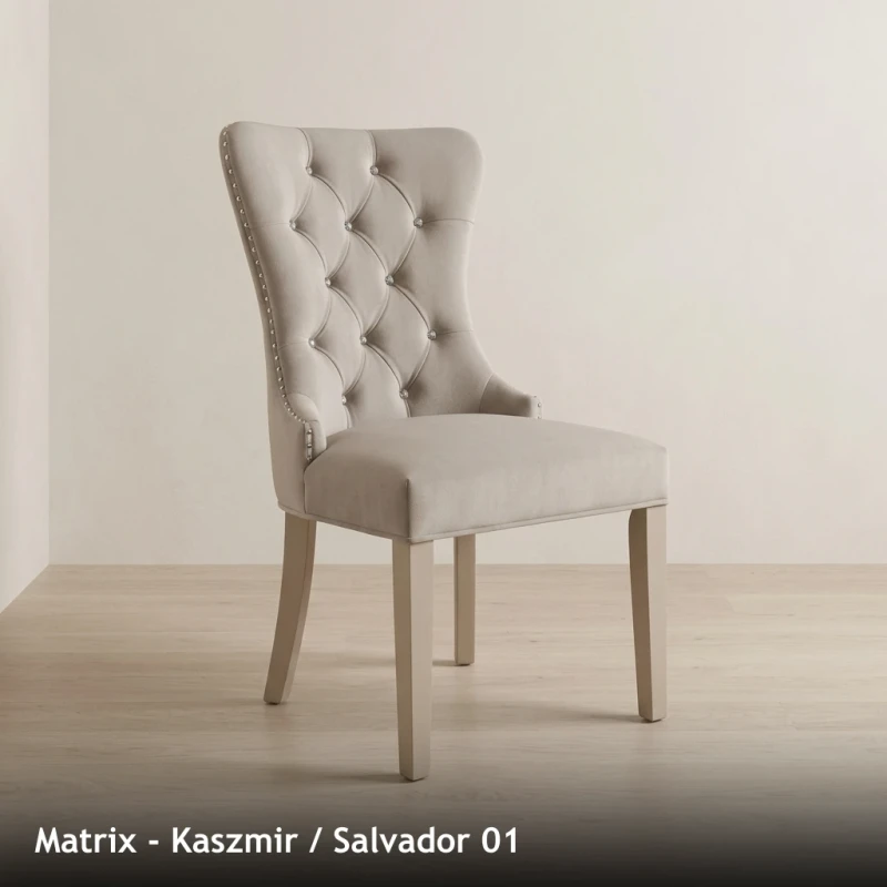 Krzesło tapicerowane MATRIX - Kaszmir, Salvador 01