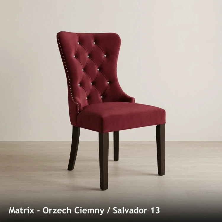 MATRIX - stelaż Orzech Ciemny, tkanina Salvador 13