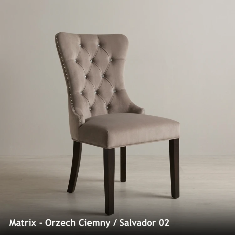 MATRIX - stelaż Orzech Ciemny, tkanina Salvador 02
