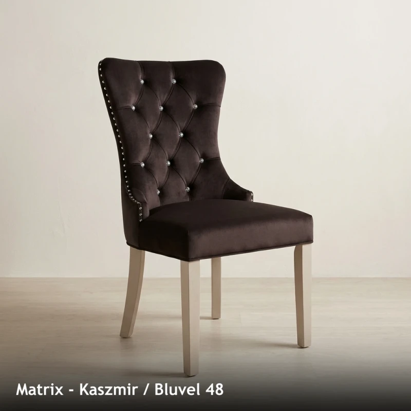 Krzesło tapicerowane MATRIX - Kaszmir, Bluvel 48