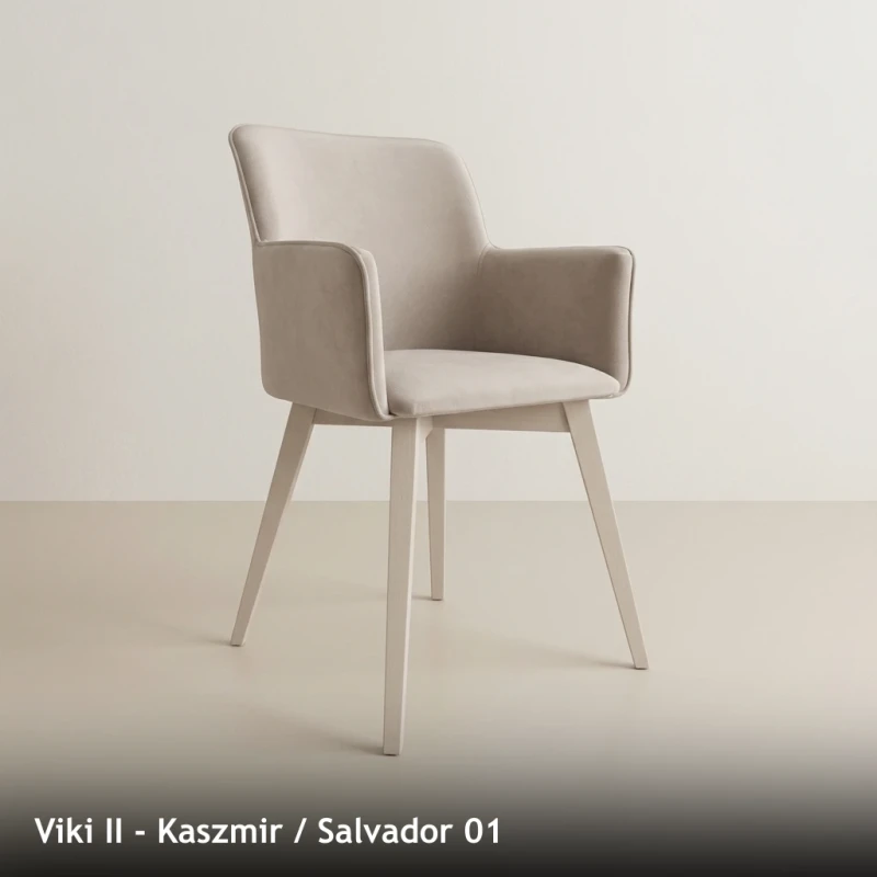 Krzesło tapicerowane VIKI II - Viki II, Kaszmir, Salvador 01
