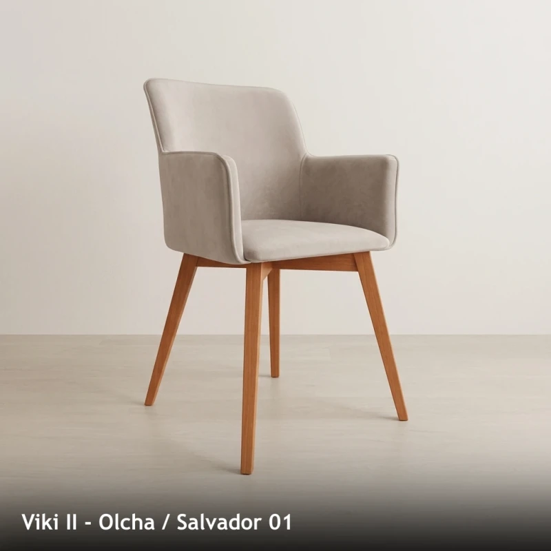 Krzesło tapicerowane VIKI II - Viki II, Olcha, Salvador 01