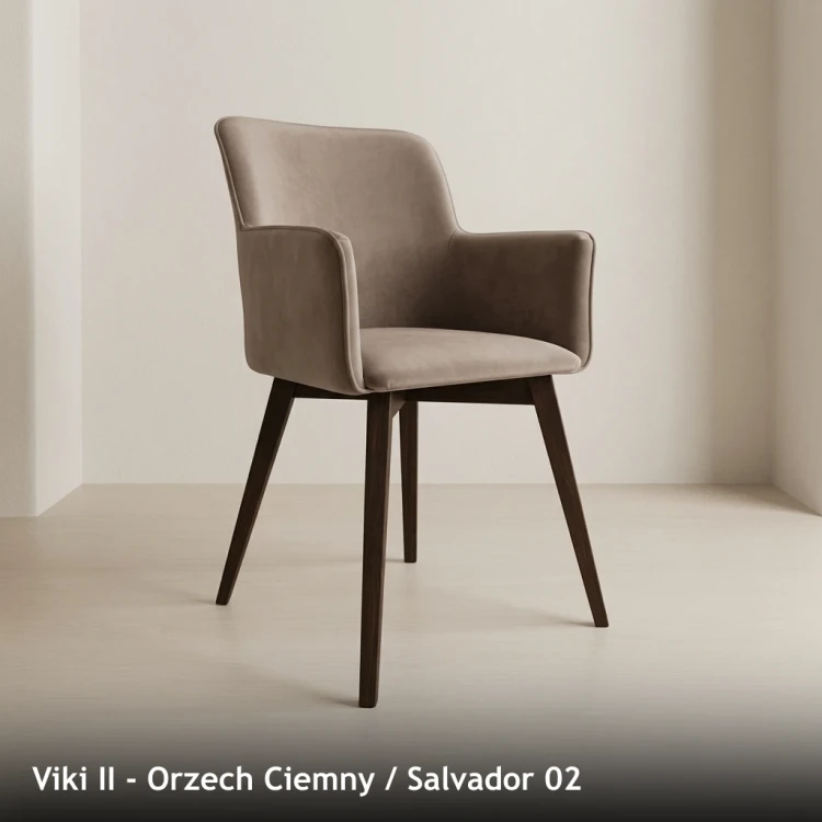 VIKI II - stelaż Orzech Ciemny, tkanina Salvador 02