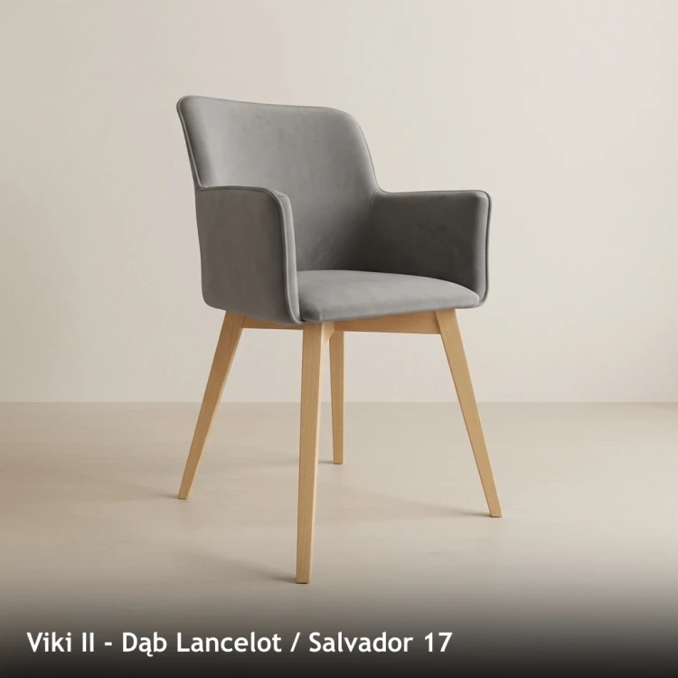 VIKI II - stelaż Dąb Lancelot, tkanina Salvador 17