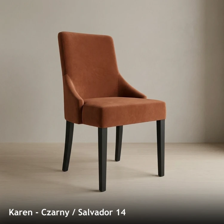 KAREN - stelaż Czarny, tkanina Salvador 14