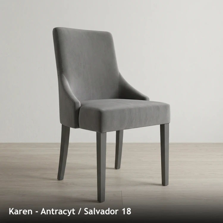 KAREN - stelaż Antracyt, tkanina Salvador 18