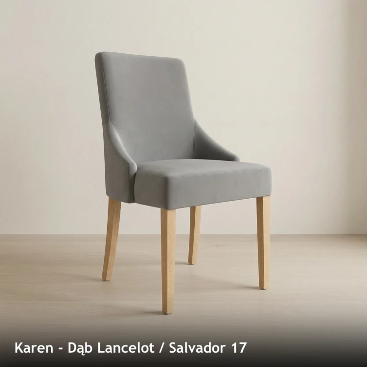 KAREN - stelaż Dąb Lancelot, tkanina Salvador 17