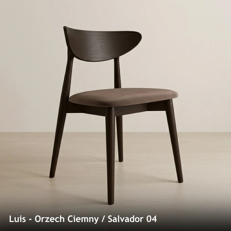 LUIS - stelaż Orzech Ciemny, tkanina Salvador 04