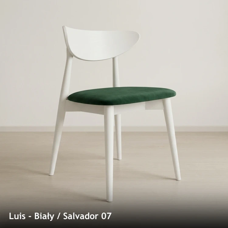 LUIS - stelaż Biały, tkanina Salvador 07