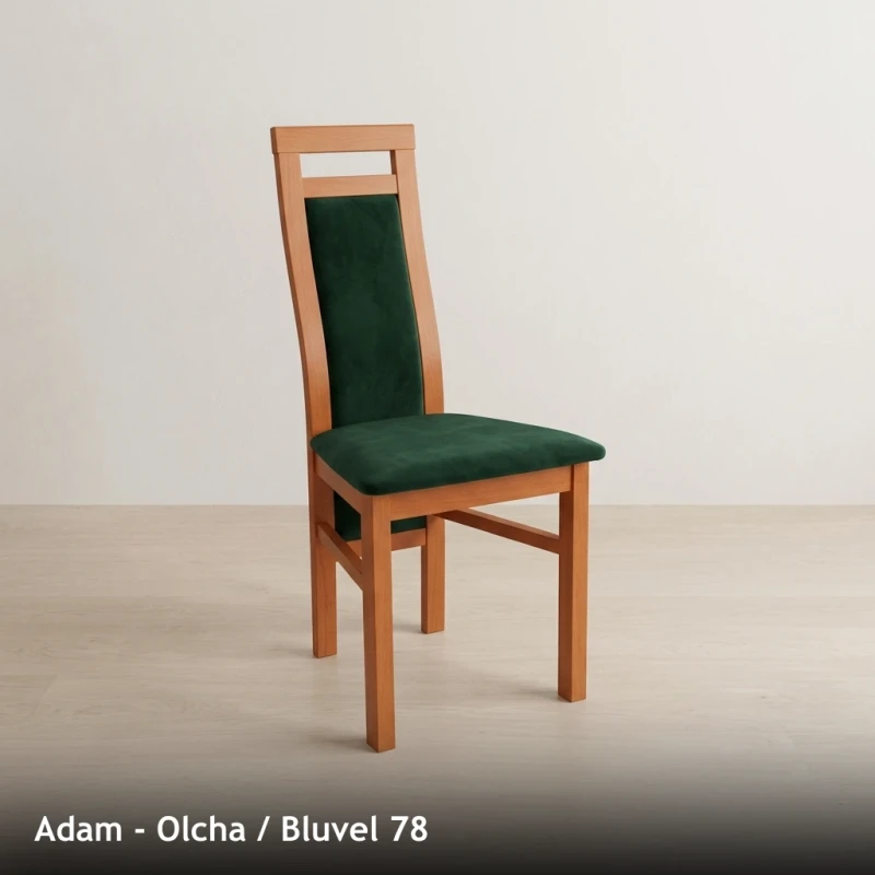 Krzesło tapicerowane ADAM - Olcha, Bluvel 78