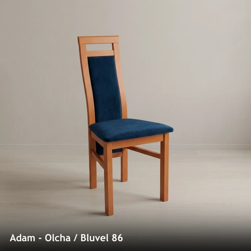 Krzesło tapicerowane ADAM - Olcha, Bluvel 86