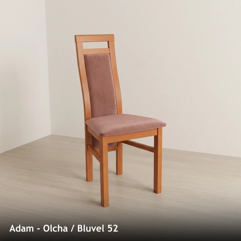 Krzesło tapicerowane ADAM - Olcha, Bluvel 52