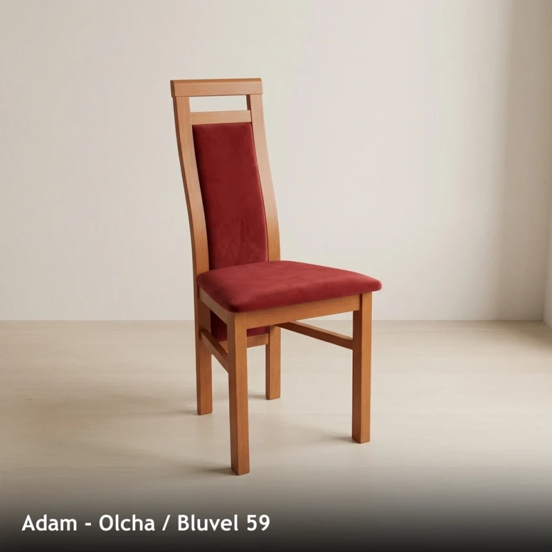 Krzesło tapicerowane ADAM - Olcha, Bluvel 59