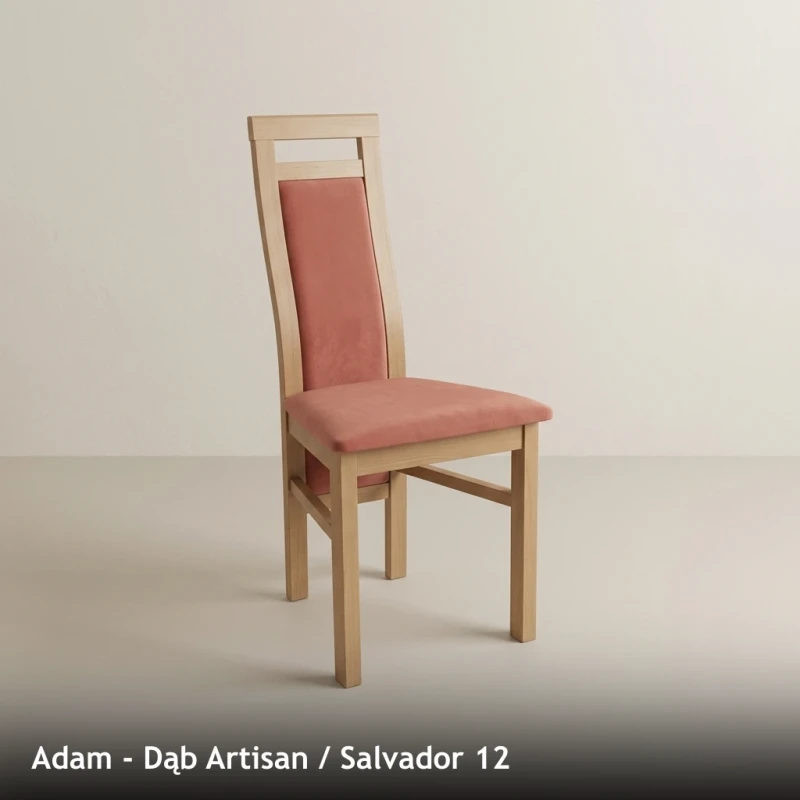 Krzesło tapicerowane ADAM - Dąb Artisan, Salvador 12