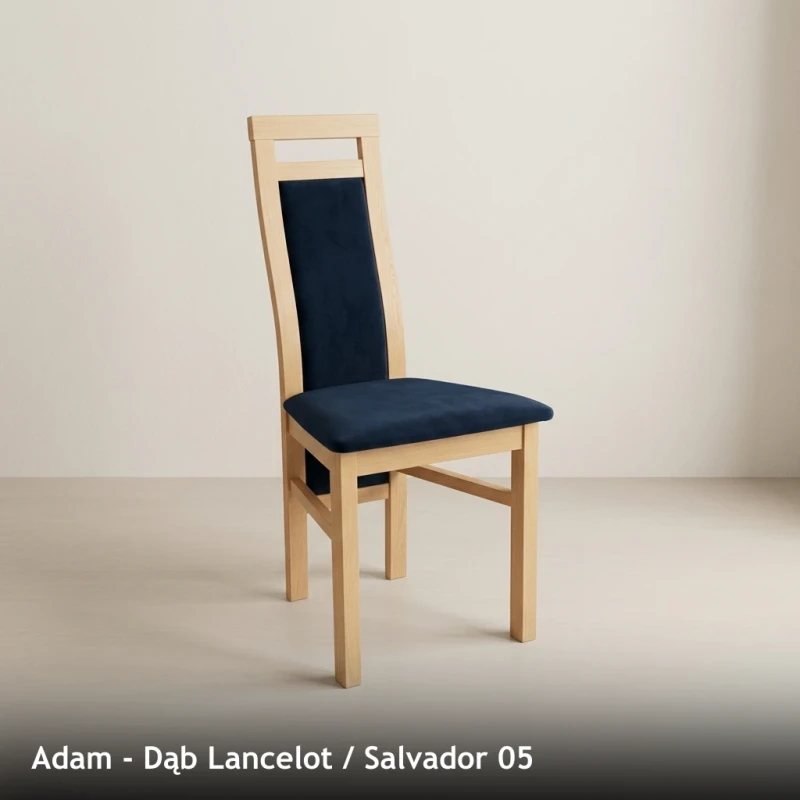 Krzesło tapicerowane ADAM - Dąb Lancelot, Salvador 05