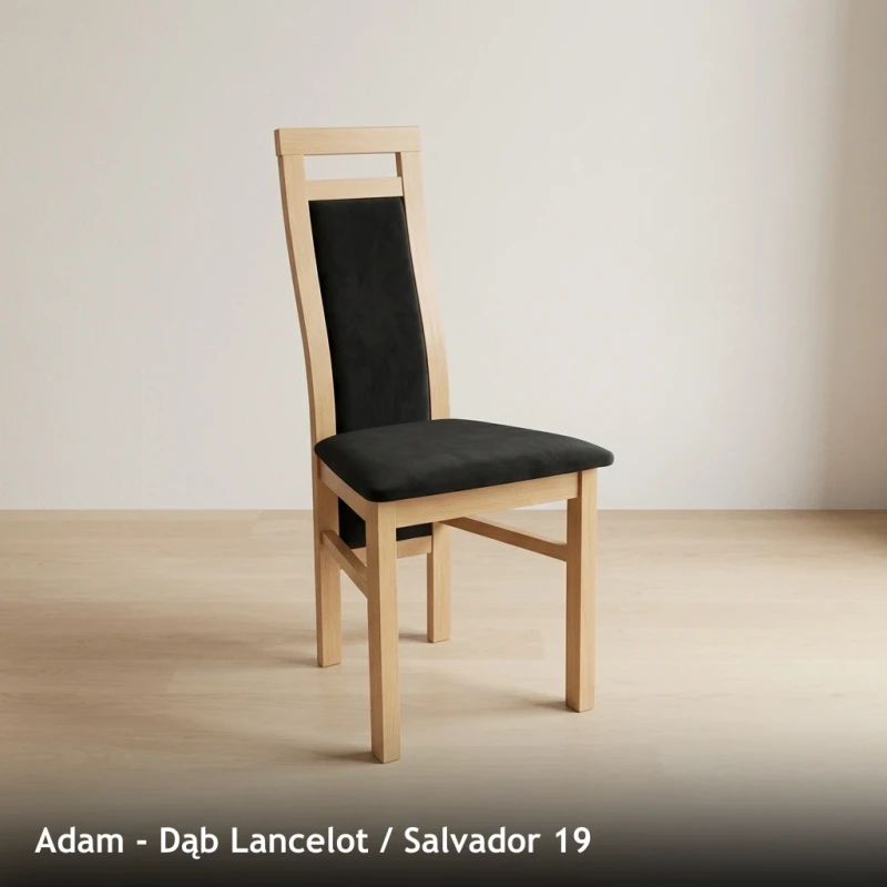 Krzesło tapicerowane ADAM - Dąb Lancelot, Salvador 19