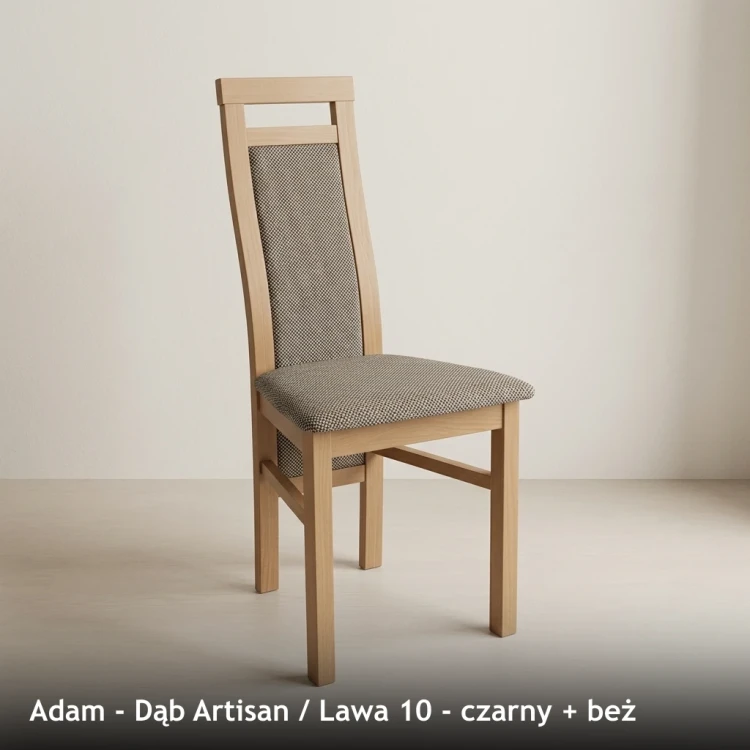 ADAM - stelaż Dąb Artisan, tkanina Lawa 10