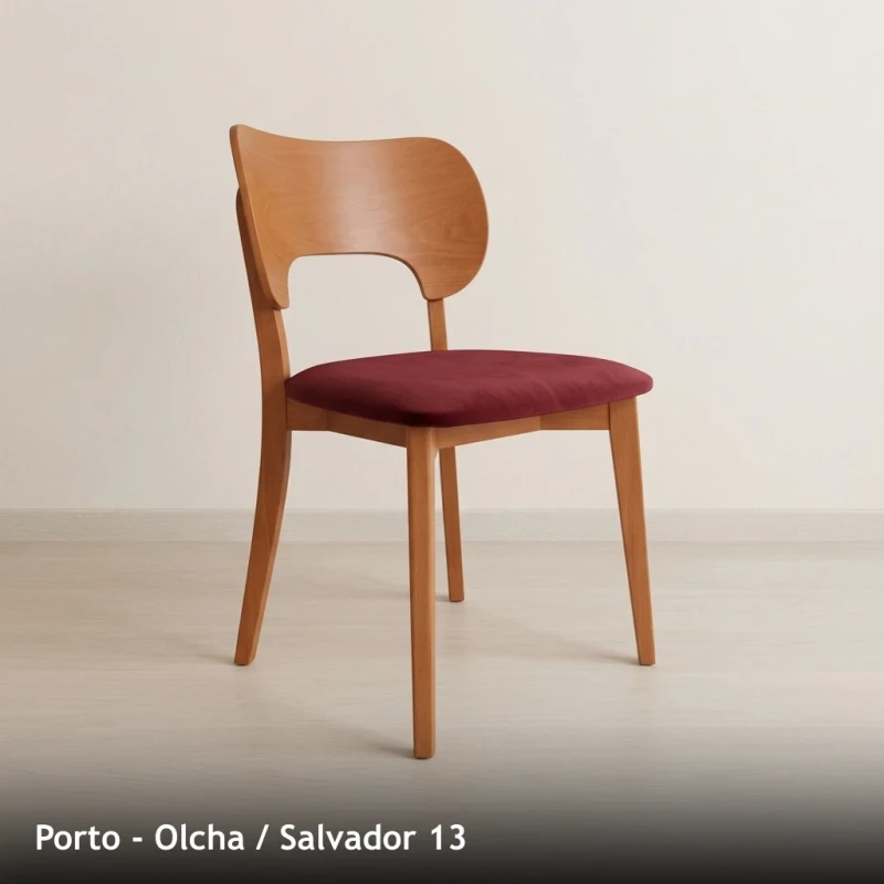 Krzesło drewniane PORTO - Olcha, Salvador 13
