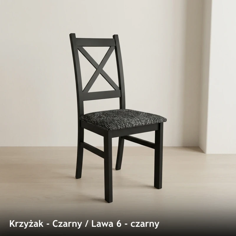 Krzyżak - Czarny - Lawa 6 - czarny