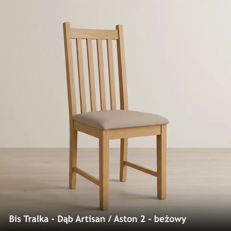 Bis Tralka - Dąb Artisan - Aston 2 - beżowy