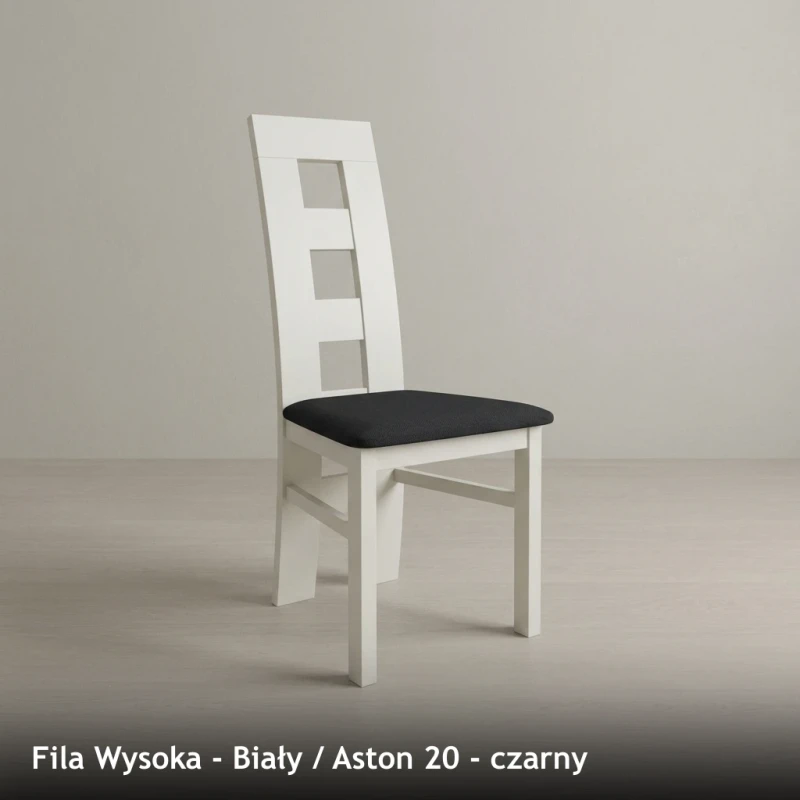 Fila Wysoka - Biały - Aston 20 - czarny