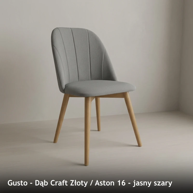 Gusto - Dąb Craft Złoty - Aston 16 - jasny szary