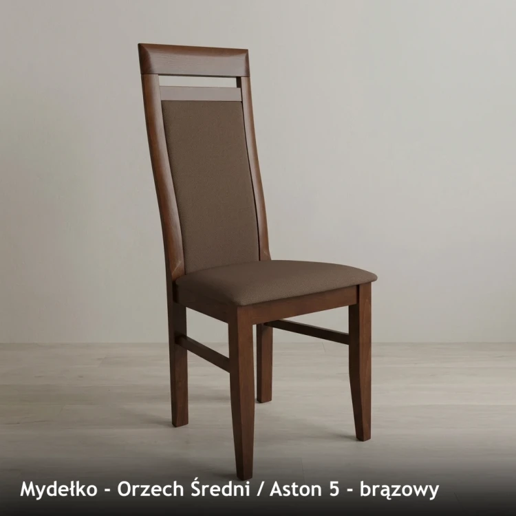 MYDEŁKO - stelaż Orzech Średni, tkanina Aston 5, brązowy