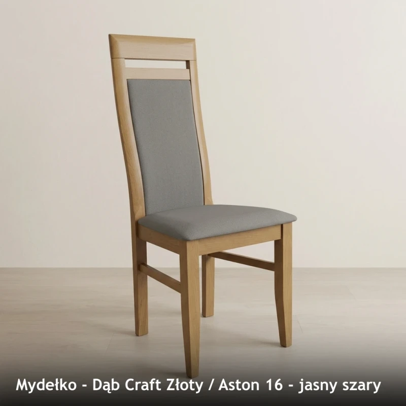 Mydełko - Dąb Craft Złoty - Aston 16 - jasny szary