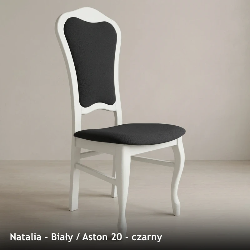 Natalia - Biały - Aston 20 - czarny