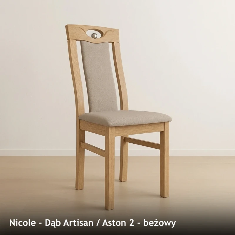 Nicole - Dąb Artisan - Aston 2 - beżowy