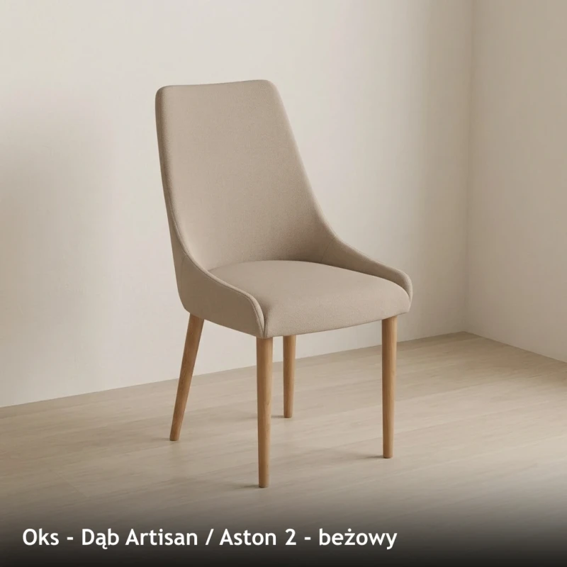 Oks - Dąb Artisan - Aston 2 - beżowy