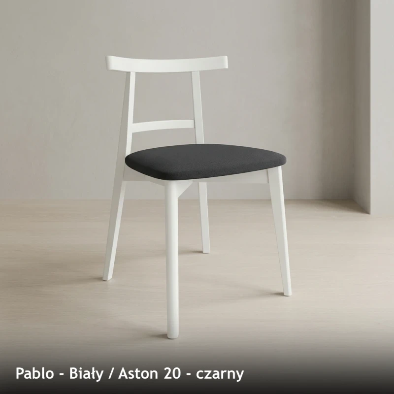 Pablo - Biały - Aston 20 - czarny