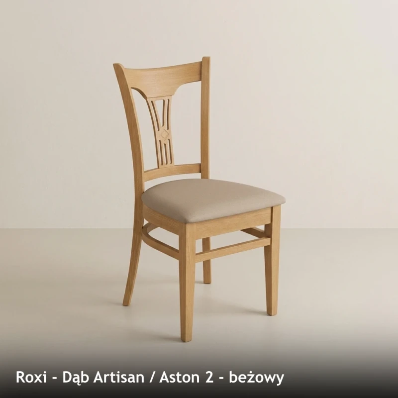 Roxi - Dąb Artisan - Aston 2 - beżowy