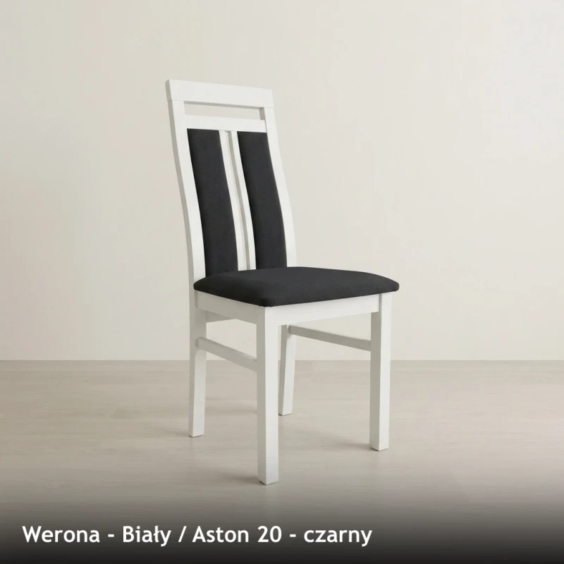 Werona - Biały - Aston 20 - czarny