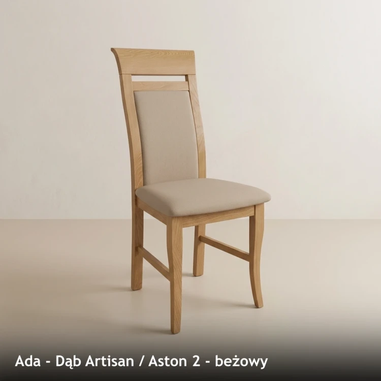 ADA - stelaż Dąb Artisan, tkanina Aston 2, beżowy